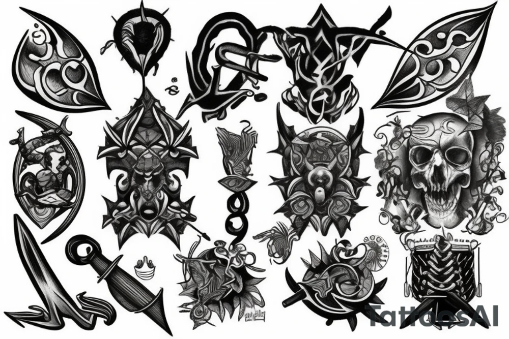 trident tattoo idea