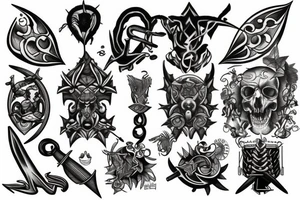 trident tattoo idea