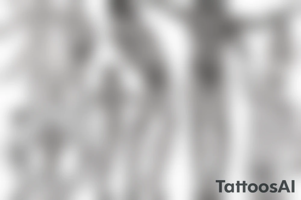vitruvian man tattoo idea