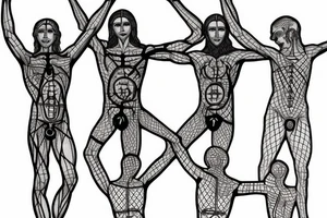 vitruvian man tattoo idea