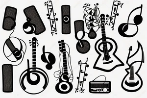 Music tattoo idea