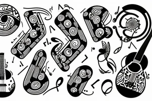 Music tattoo idea