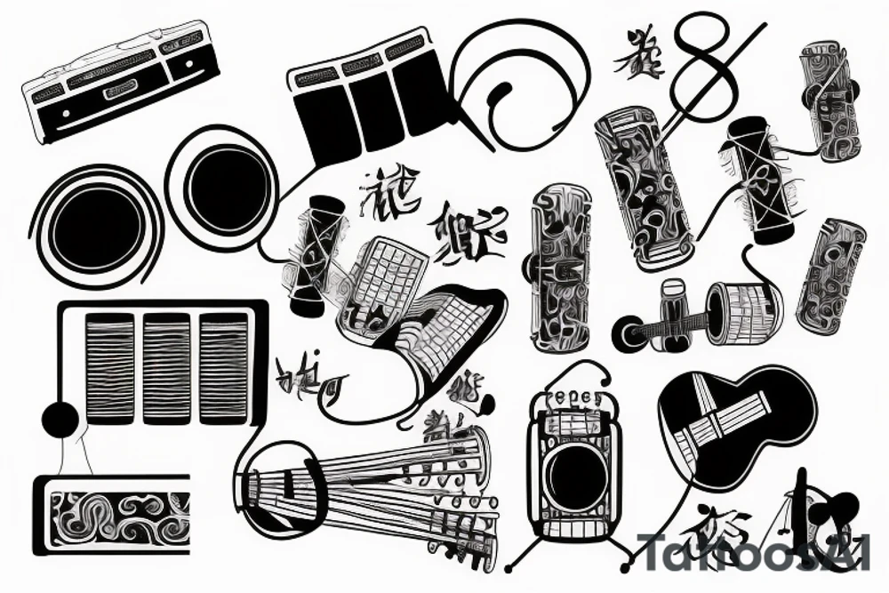 Music tattoo idea