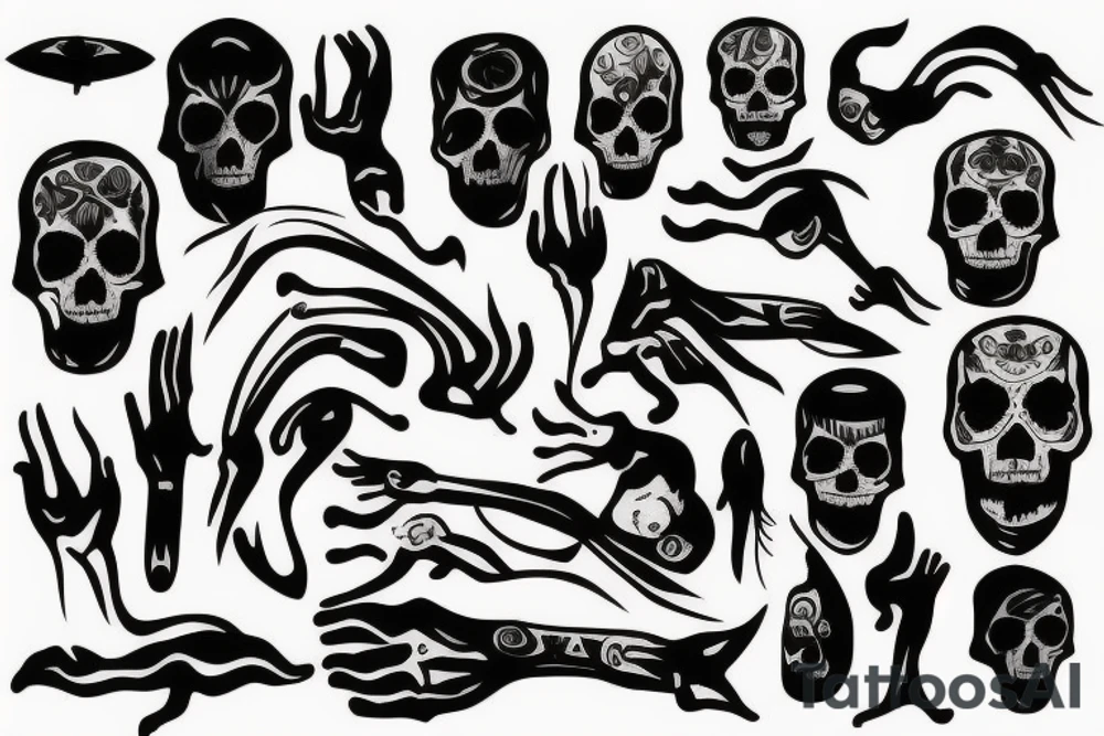 dead man tattoo idea