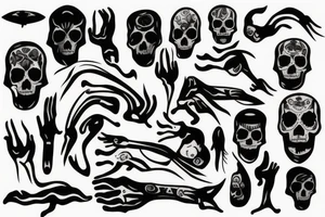 dead man tattoo idea