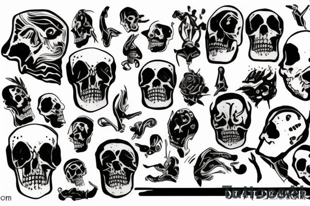dead man tattoo idea