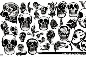 dead man tattoo idea