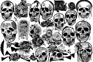 dead man tattoo idea
