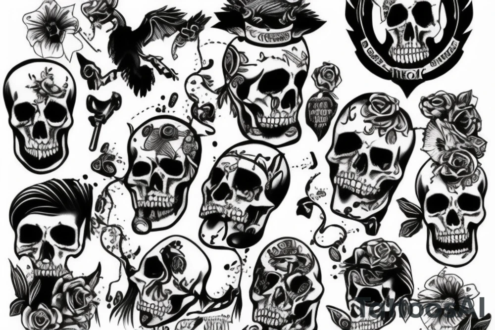 dead man tattoo idea