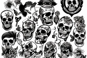 dead man tattoo idea
