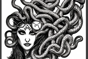 medusa head tattoo idea