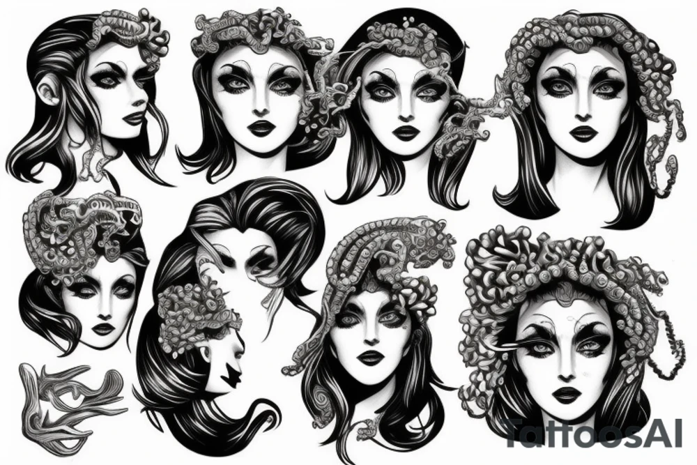 medusa head tattoo idea