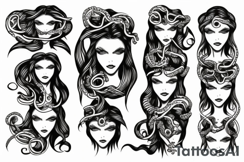 medusa head tattoo idea