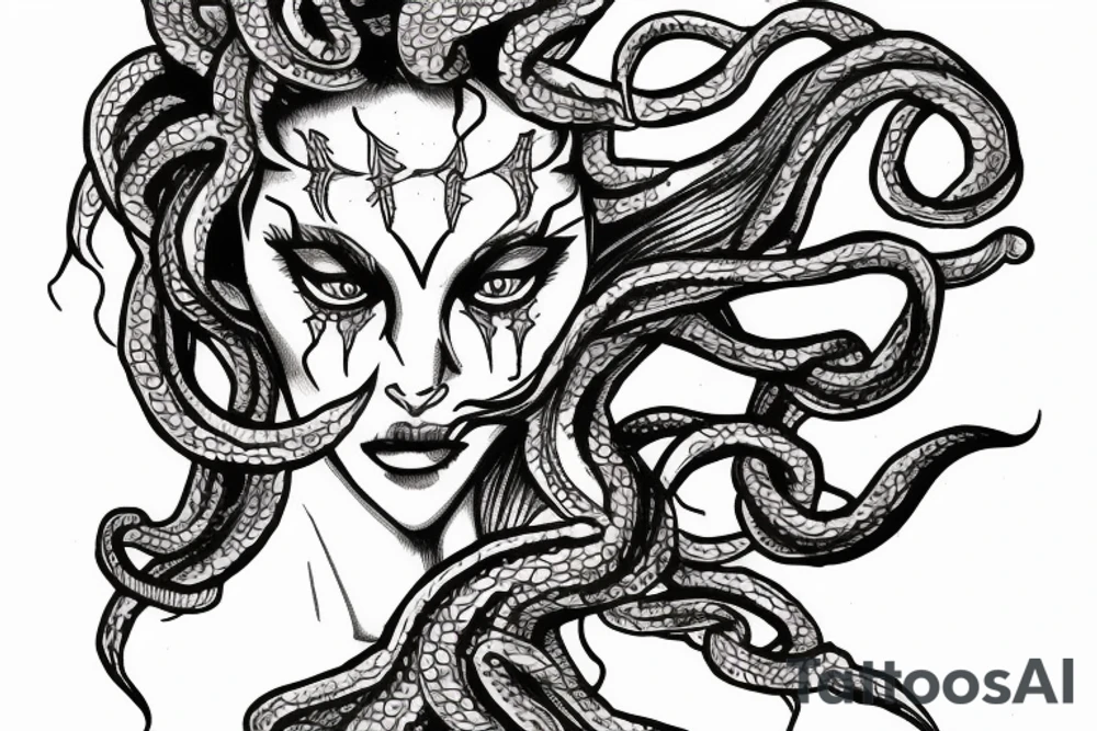medusa head tattoo idea