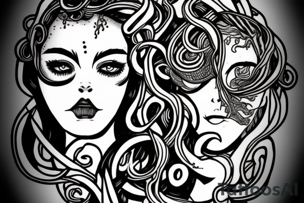 medusa head tattoo idea