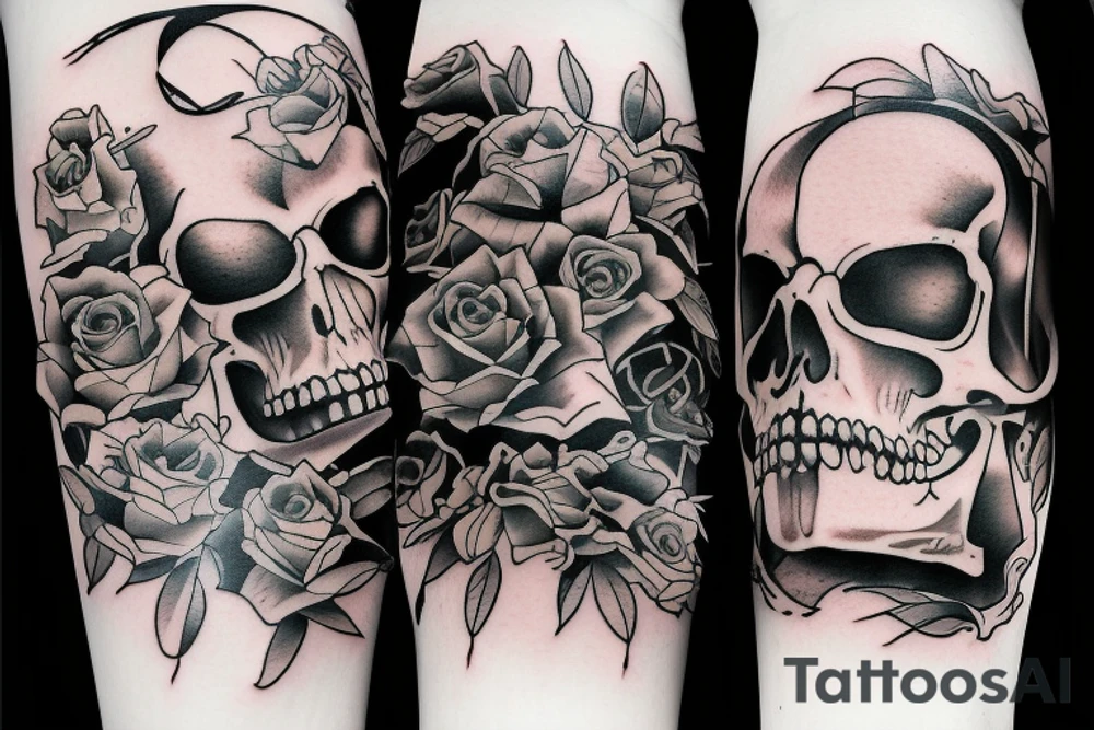 death storm love tattoo idea