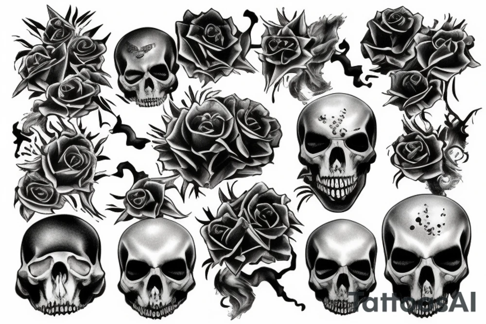 death storm love tattoo idea