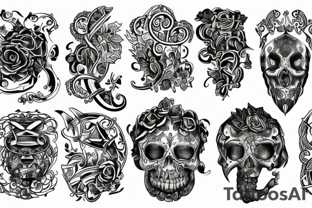Irish unique tattoo idea