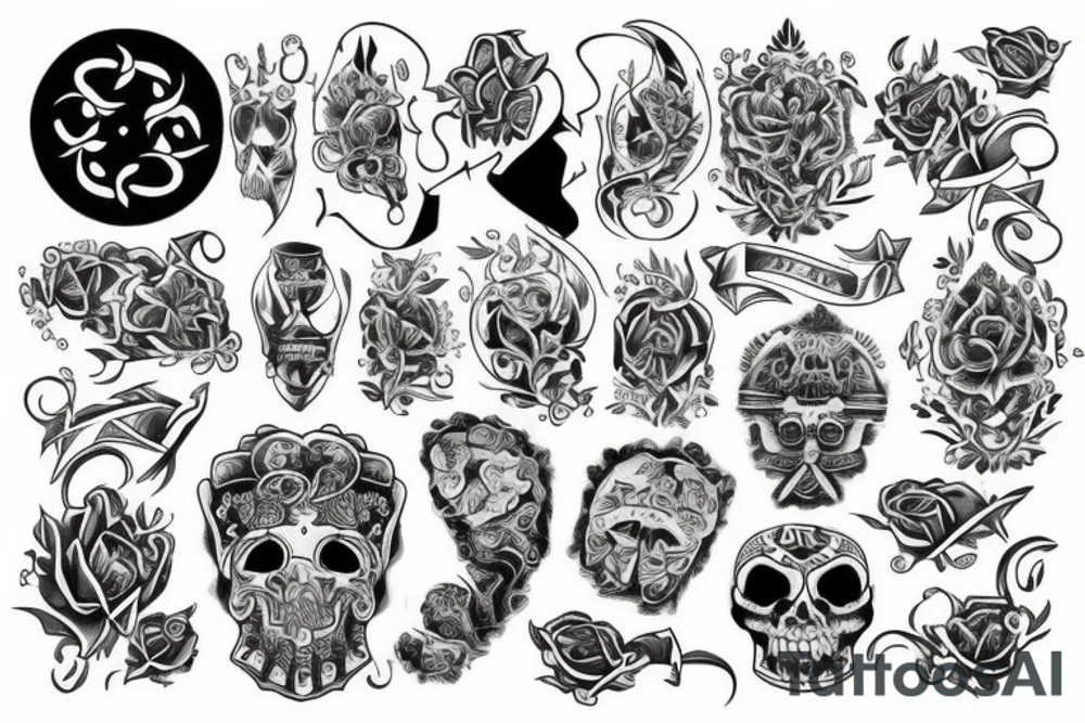 Irish unique tattoo idea