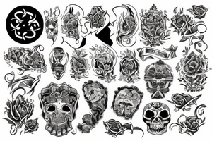 Irish unique tattoo idea