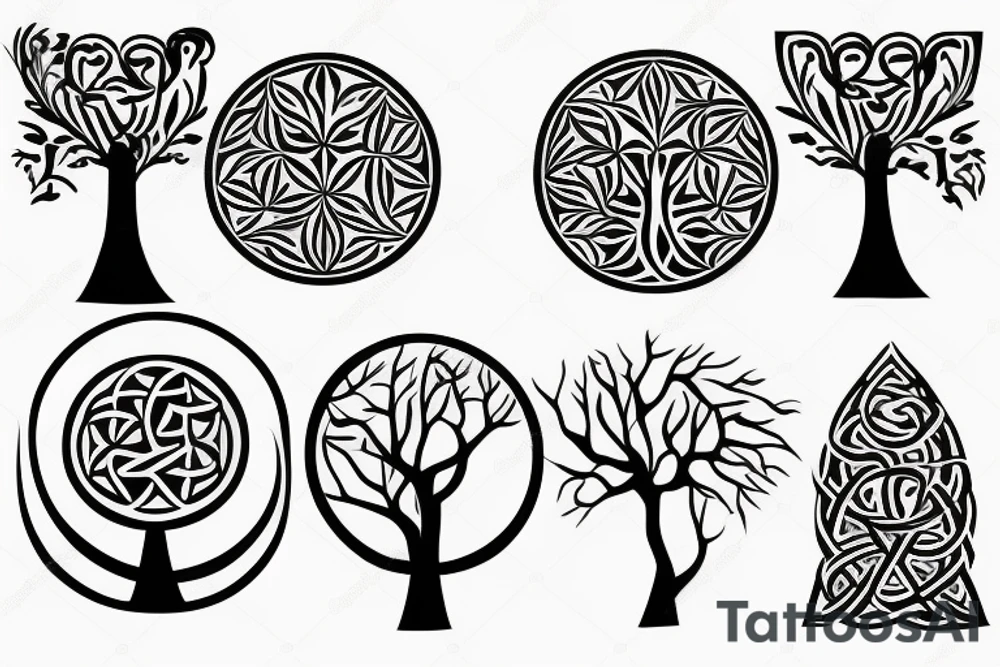 tree of life tattoo idea