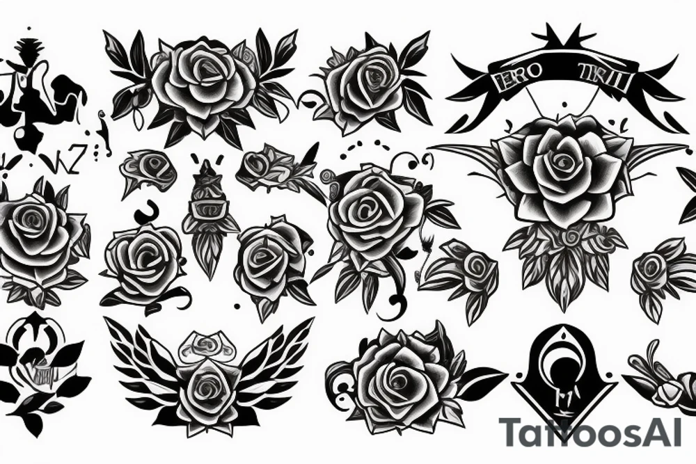 frater ero tecum semper tattoo idea