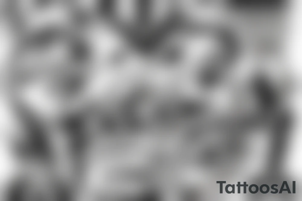 Lightning bolt super hero sports Morse code tattoo idea