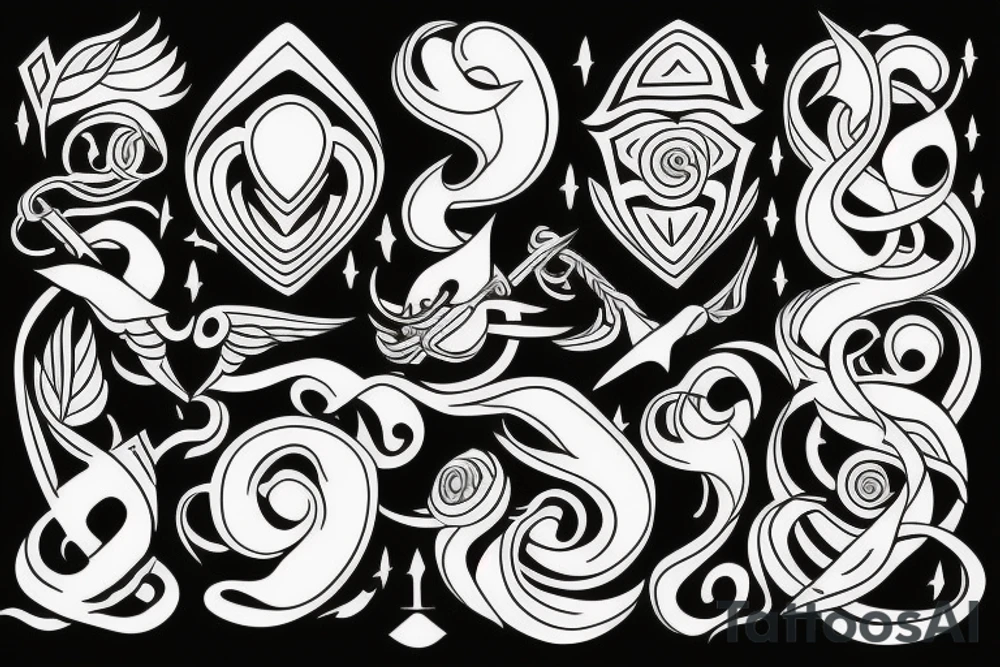 Desth symbolic tattoo idea