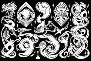 Desth symbolic tattoo idea