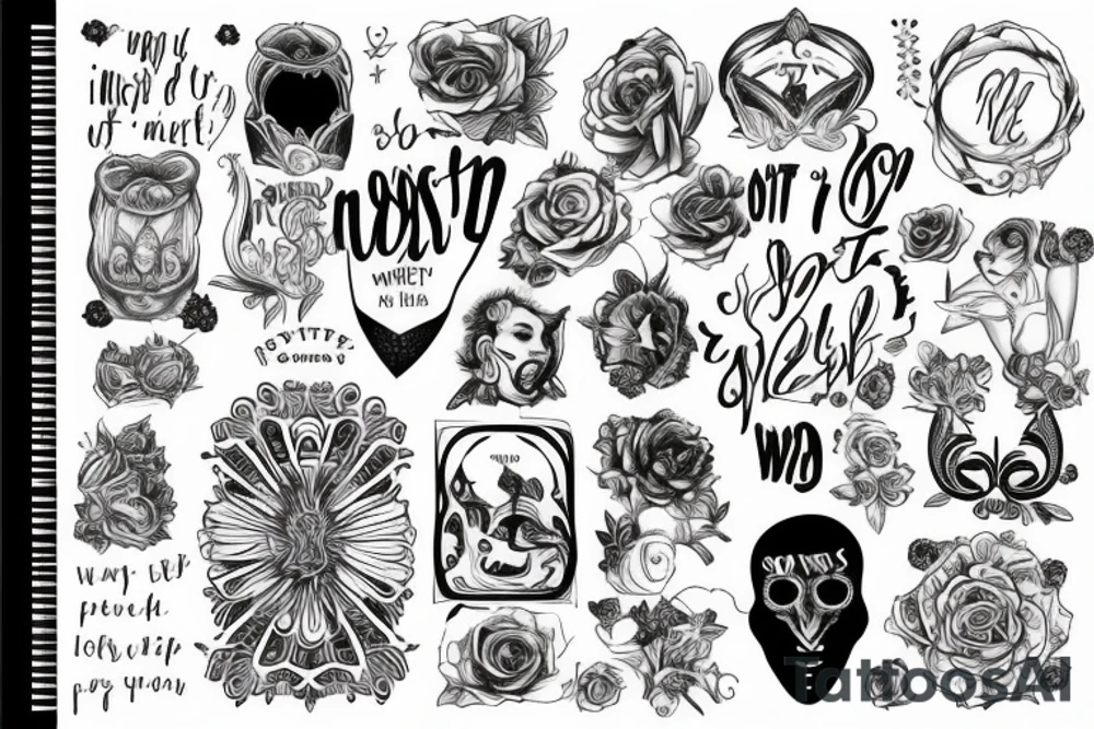 "If not as then who" but not with words tattoo idea
