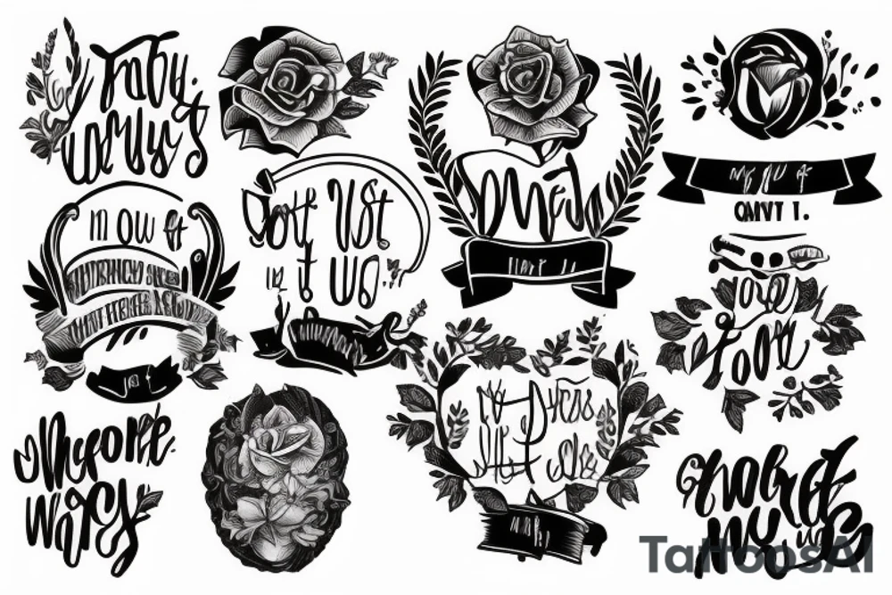 "If not us then who" but not with words tattoo idea