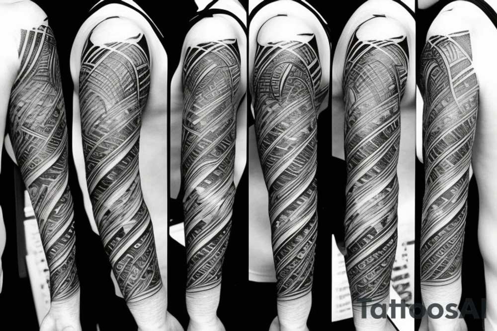 shaded sunrays on upper arm with 7 lines of text tattoo idea shaded sunrays on upper arm with 7 lines of text tattoo idea