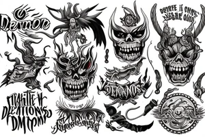 i’ve been battling it out with the demons within tattoo idea