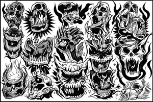 i’ve been battling it out with the demons within tattoo idea