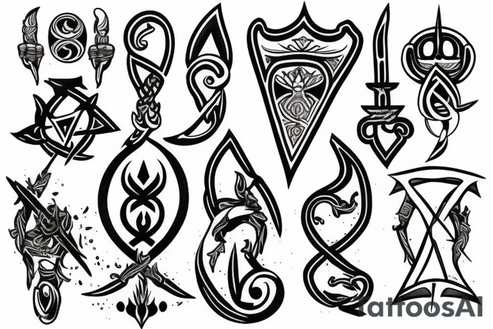 trident tattoo idea