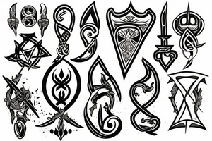 trident tattoo idea