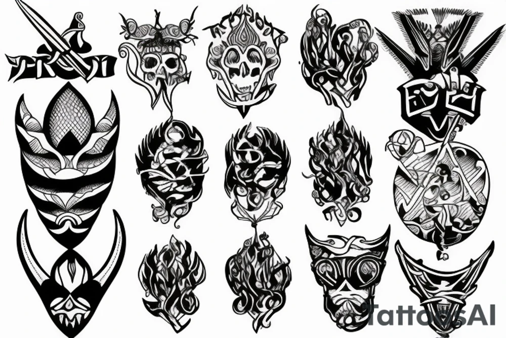 trident tattoo idea