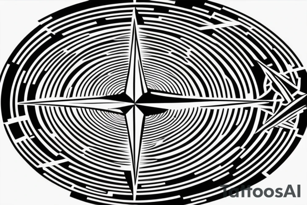 Simple, clean design with clean and crisp lines, circles, and angles. Gives the impression of a circuit board. Include celestial symbols and the impression of a compass. It should have lots of open or blank space. Will go on the inner forearm. tattoo idea