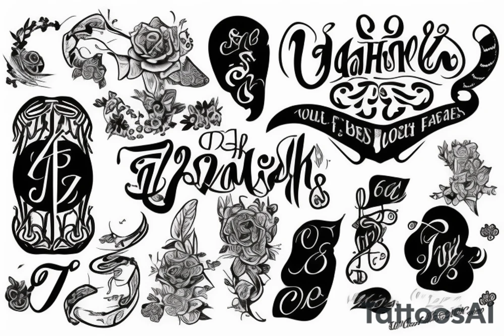 Isaiah and Zoe tattoo idea