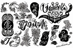 Isaiah and Zoe tattoo idea