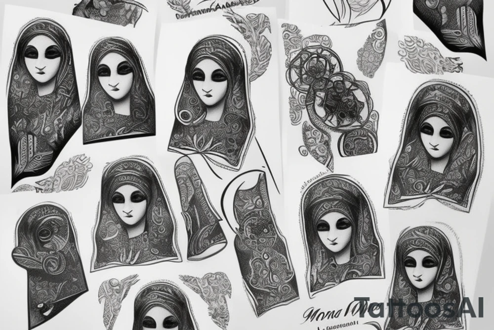 $100 note depicting Mona Liza tattoo idea