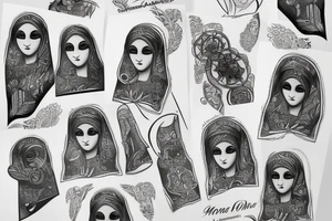 $100 note depicting Mona Liza tattoo idea