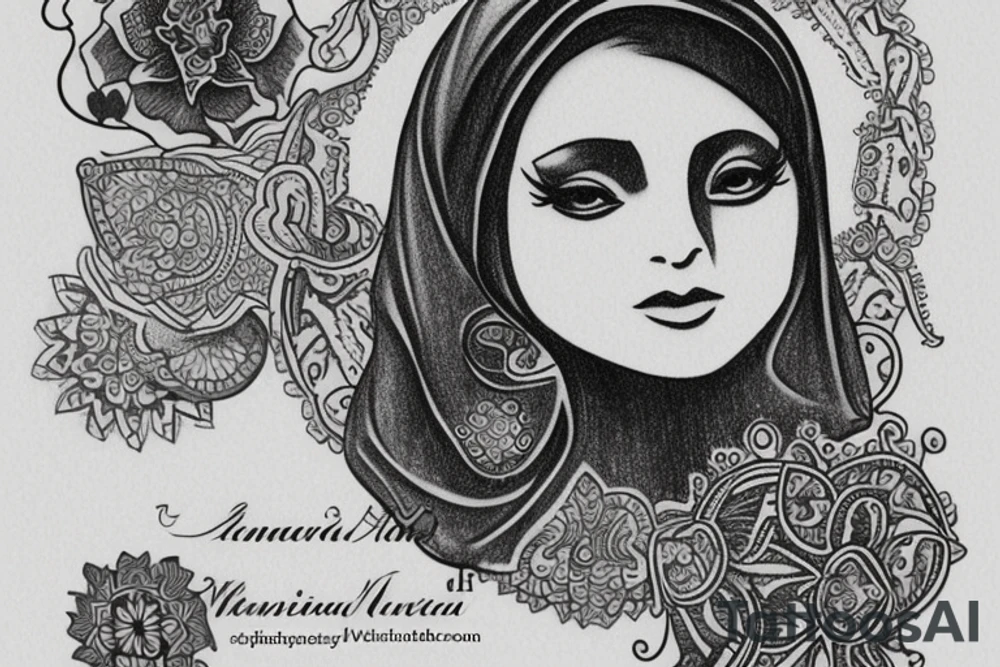 $100 note depicting Mona Liza tattoo idea