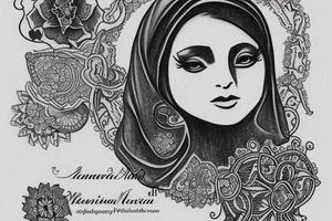 $100 note depicting Mona Liza tattoo idea