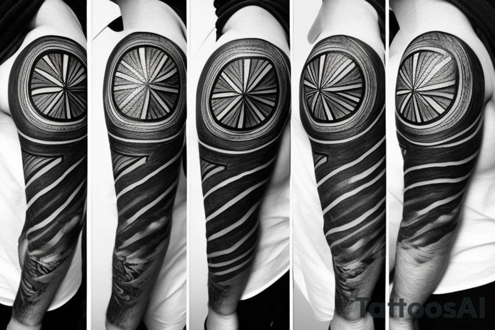 Compass tattoo idea
