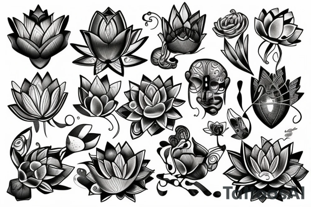 Lotus tattoo idea