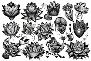 Lotus tattoo idea