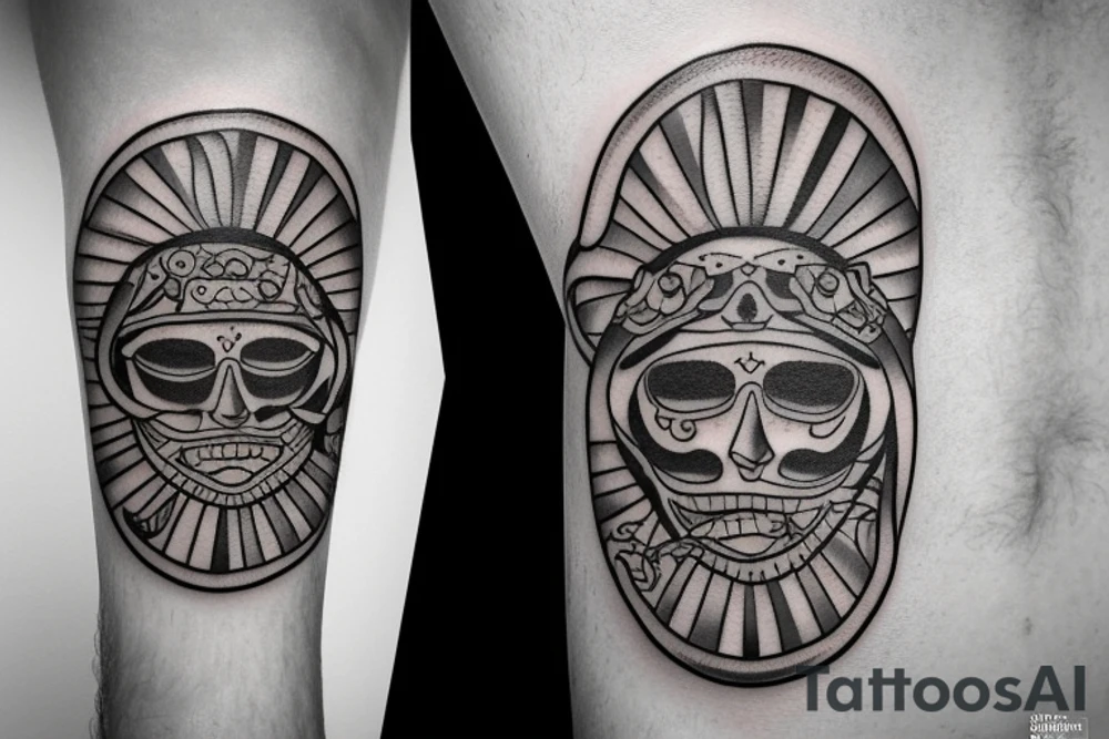 sun tattoo idea