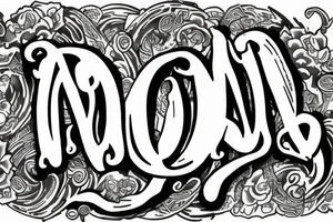 Text "Inimitable" tattoo idea
