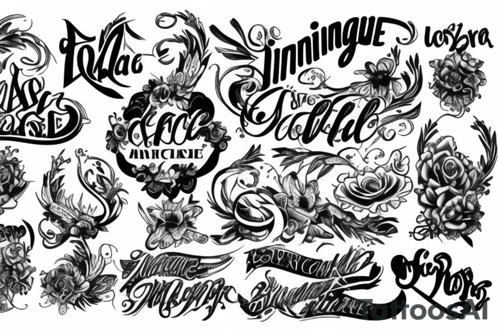 Inimitable tattoo idea